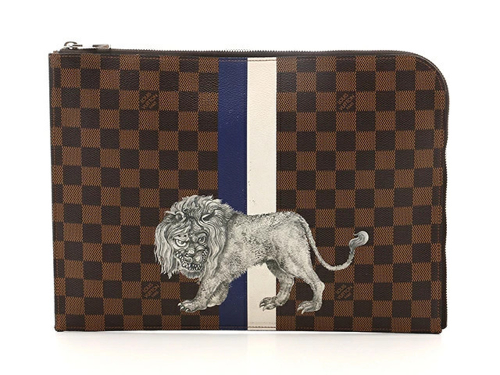 LOUIS VUITTON Bag Shoulder Clutch Pochette Jour Damier Chapman Brothers